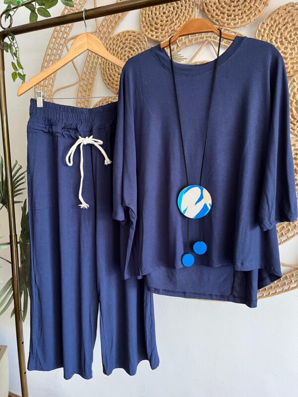 Conjunto Marly Azul Marinho