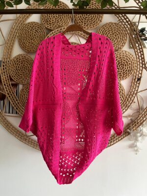 Xale Tricot Pink