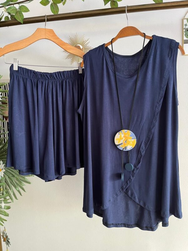 Conjunto Lulis Azul Marinho