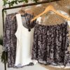 Kimono + short tule Preto
