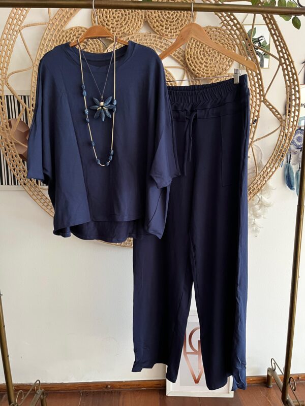 Conjunto Letícia Azul Marinho