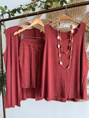 Conjunto 3 Peças Ôda Terracota