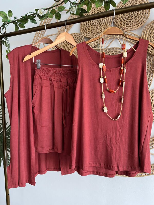 Conjunto 3 Peças Ôda Terracota