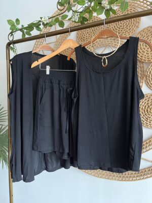 Conjunto 3 Peças Ôda Preto