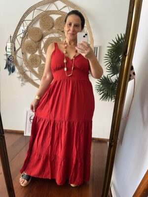 Vestido L'amar Terracota