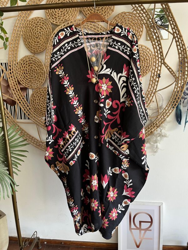 Chemise Ampla Preta
