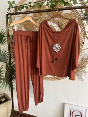 Conjunto Nataly Chocolate