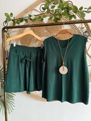 Conjunto Nadia Moletinho Verde Musgo