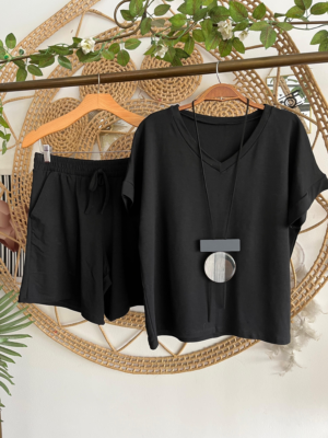 Conjunto Nilza Moletinho Preto