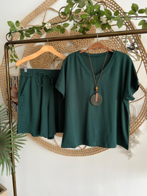 Conjunto Nilza Moletinho Verde Musgo