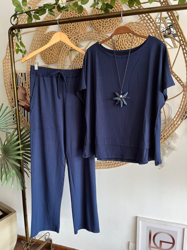 Conjunto Lara Azul Marinho