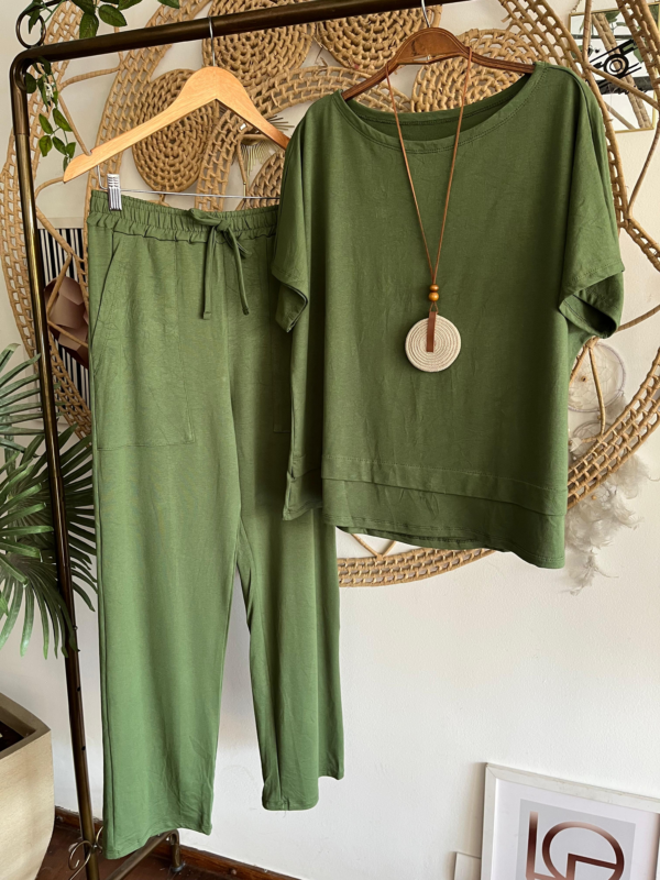 Conjunto Lara Verde Militar
