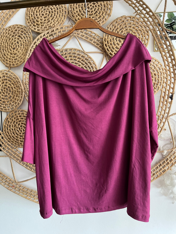 Blusa Ombro a Ombro Marsala