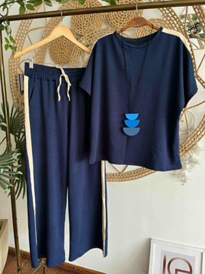 Conjunto Dida Azul Marinho