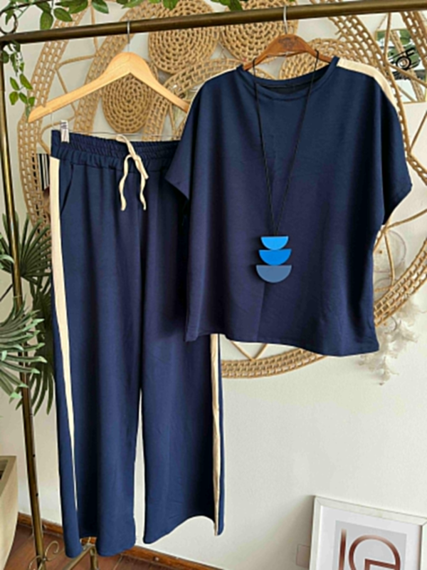 Conjunto Dida Azul Marinho