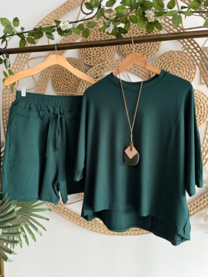 Conjunto Tina Verde Musgo