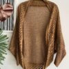 Casulo Tricot Caramelo