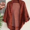 Cardigã Tricot Terracota