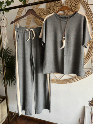 Conjunto Dida Cinza