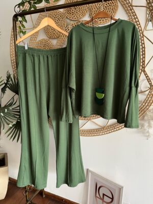 Conjunto Pietra Moletinho Verde Militar