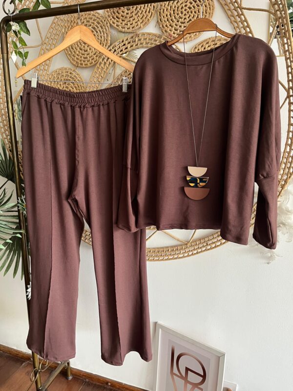 Conjunto Pietra Moletinho Marrom