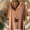 Blusa Gola Caída Nude
