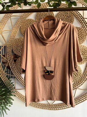 Blusa Gola Caída Nude