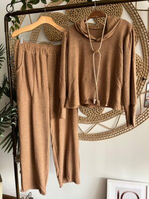 Conjunto Princesa Lazinha Marrom
