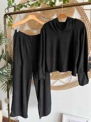 Conjunto Princesa Lazinha Preto