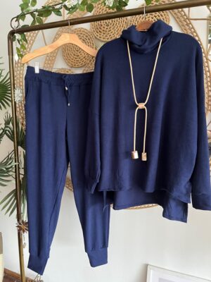 Conjunto Mora Lãzinha Azul