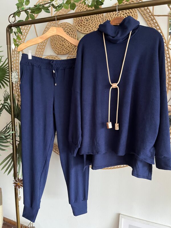 Conjunto Mora Lãzinha Azul