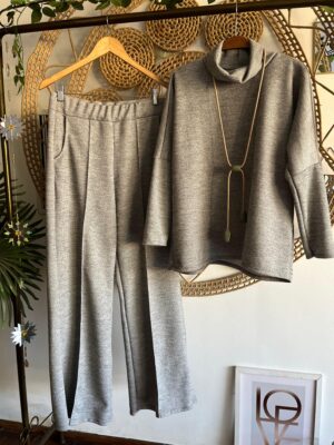 Conjunto Sabrina Cinza
