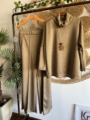 Conjunto Sabrina Bege